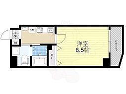JPレジデンス大阪城東 1Kの間取図画像