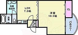 STKビル 1LDKの間取図画像