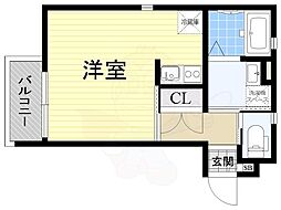 THEPLAZA東上町 ワンルームの間取図画像