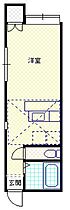 新潟県新発田市中曽根町１丁目（賃貸アパート1K・2階・24.57㎡） その2