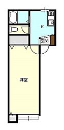 ミキ新栄町 1Kの間取図画像