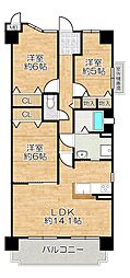 グレーシィ須磨アルテピア3番街・1 3LDKの間取図画像
