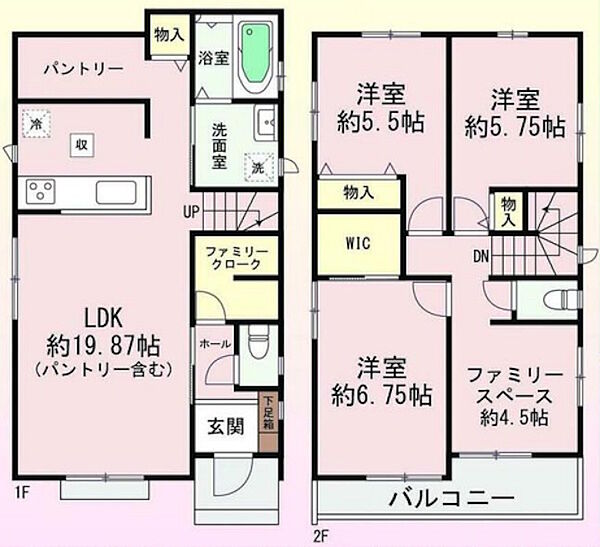 間取りを拡大表示