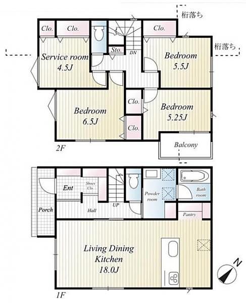 間取りを拡大表示