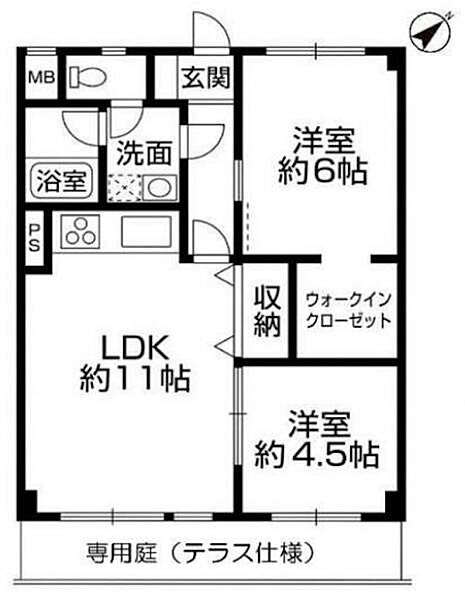 間取りを拡大表示
