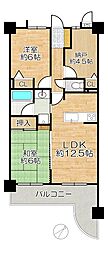 ライオンズマンション西神戸 2SLDKの間取図画像