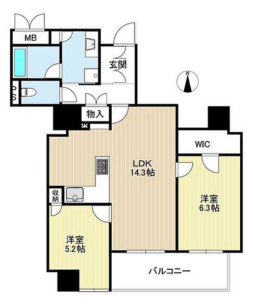 間取りを拡大表示