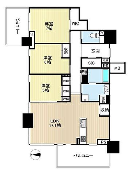 間取りを拡大表示