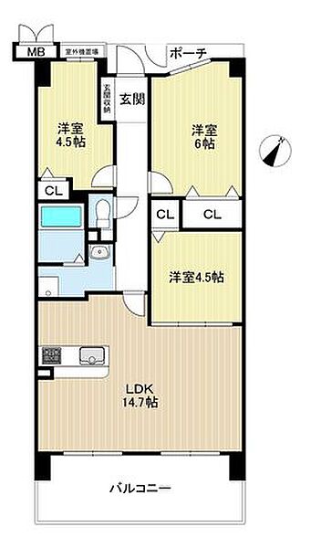 間取りを拡大表示