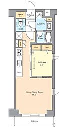 AIFLAT渋谷西原 1LDKの間取図画像