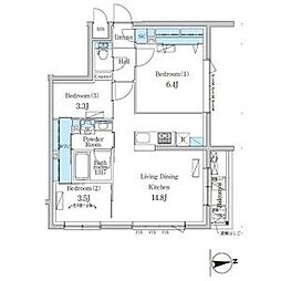 間取図画像 3LDK