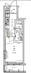 MAXIV代田橋 1Kの間取図画像