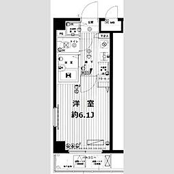 ガラ・ステージ渋谷西原 1Kの間取図画像