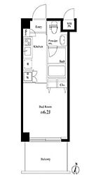 ラスパシオ三軒茶屋 1Kの間取図画像