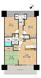 ゼファー検見川浜リバテージ 3LDKの間取図画像