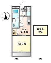 ガーデンホームオーブ  ｜ 兵庫県姫路市的形町的形（賃貸アパート1DK・2階・30.96㎡） その2