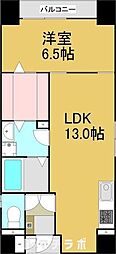 パークレジデンス丸の内駅前 1LDKの間取図画像