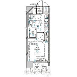 ディアレイシャス上前津 1Kの間取図画像