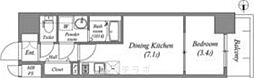 名古屋市中区金山3丁目マンション 1DKの間取図画像