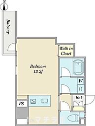 プロシード金山 ワンルームの間取図画像