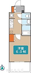 プレサンス新栄ユリシス 1Kの間取図画像