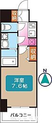 S-RESIDENCE葵 1Kの間取図画像