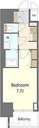 S-RESIDENCE庄内通駅前curere(クラーレ) 1Kの間取図画像