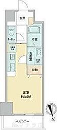 ラドゥセール今池 ワンルームの間取図画像