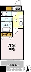 Uresidence名駅南 1Kの間取図画像