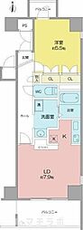 鶴舞ガーデンコート 1LDKの間取図画像