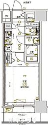 CRESTTAPP新栄 1Kの間取図画像