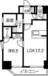ABCサクラガーデン 1LDKの間取図画像
