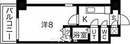 リアライズ松原 1Kの間取図画像
