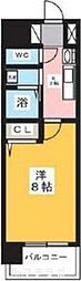 ArtizA上前津 1Kの間取図画像