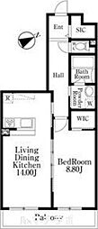 名古屋市千種区千種2丁目マンション 1LDKの間取図画像