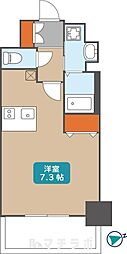 プレサンス久屋大通公園サウス ワンルームの間取図画像