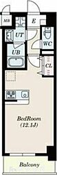 グランメゾン黒川 1DKの間取図画像