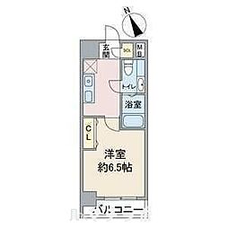 パルティーダ 1Kの間取図画像