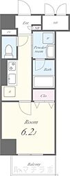レガーロ 1Kの間取図画像