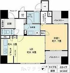 ベレーサ鶴舞公園 1LDKの間取図画像