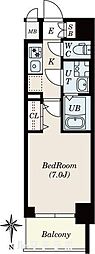 S-RESIDENCE名駅North2 1Kの間取図画像