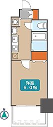 プレサンス名古屋STATIONアブソリュート ワンルームの間取図画像