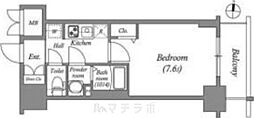 SHOKEN Residence名古屋 太閤通 1Kの間取図画像