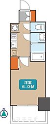 名古屋市西区那古野2丁目マンション 1Kの間取図画像
