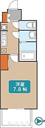 プレサンス上前津プレス 1Kの間取図画像