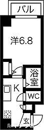 CRESTSTAGE名駅 1Kの間取図画像