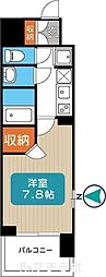 ブランシエスタ泉 1Kの間取図画像