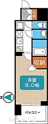 ブランシエスタ泉 1Kの間取図画像