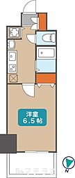 プレサンス名古屋STATIONアライブ 1Kの間取図画像