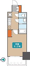 プレサンス栄フロント 1Kの間取図画像